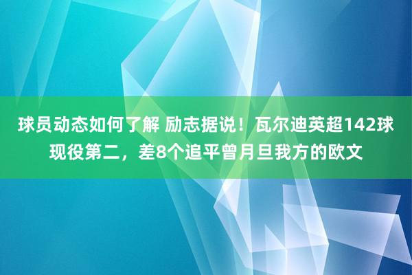 球员动态如何了解 励志据说！瓦尔迪英超142球现役第二，差8个追平曾月旦我方的欧文