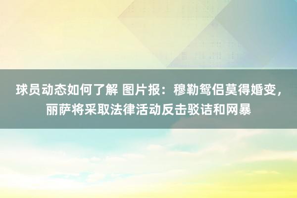 球员动态如何了解 图片报：穆勒鸳侣莫得婚变，丽萨将采取法律活动反击驳诘和网暴