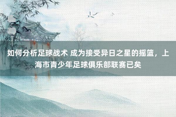 如何分析足球战术 成为接受异日之星的摇篮，上海市青少年足球俱乐部联赛已矣